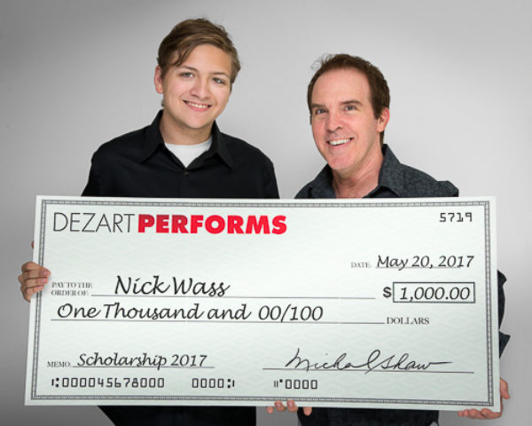 THE 2017 DEZART PERFORMS’ SCHOLARSHIP AWARD