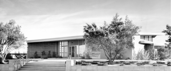 Palm Springs Post: landmark designation preserves Albert Frey-designed church turned theater