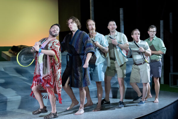 Kevin Mann with NBC Palm Springs gives a video review of LOVE! VALOUR! COMPASSION!